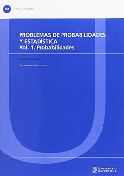 portada Problemas de Probabilidades y Estadística Vol. 1 Probabilidades: 407 (Textos Docents)