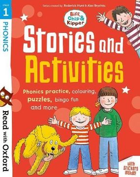 portada Read with Oxford: Stage 1: Biff, Chip and Kipper: Stories and Activities: Phonics practice, colouring, puzzles, bingo fun and more