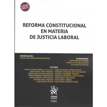 portada Reforma Constitucional en Materia de Justicia Laboral (in Spanish)