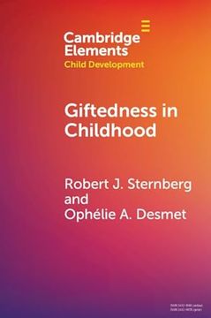 portada Giftedness in Childhood (Elements in Child Development) (en Inglés)