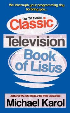 portada the tv tidbits classic television book of lists (en Inglés)