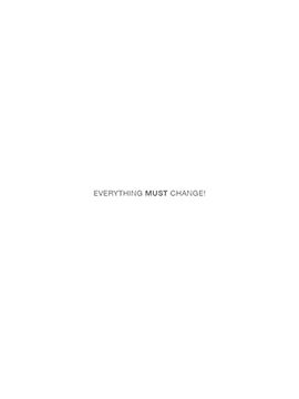 portada Everything Must Change! The World After Covid-19 (en Inglés)