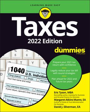 portada Taxes for Dummies: 2022 Edition (For Dummies (Business & Personal Finance)) 