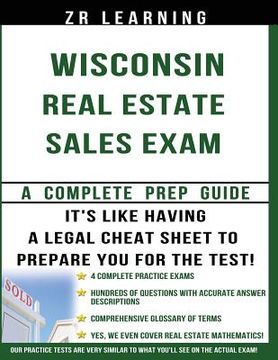 portada Wisconsin Real Estate Sales Exam: A Complete Prep Guide (in English)
