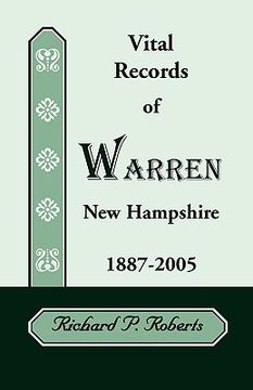 portada vital records of warren, new hampshire, 1887-2005 (en Inglés)