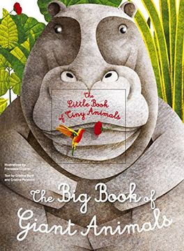 portada The big Book of Giant Animals: The Little Book of Tiny Animals (en Inglés)