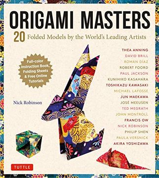 portada Origami Masters Kit: 20 Folded Models by the World's Leading Artists (Step-By-Step Online Tutorials)