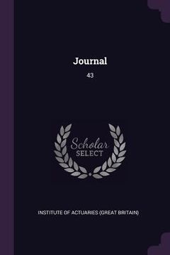 portada Journal: 43 (en Inglés)
