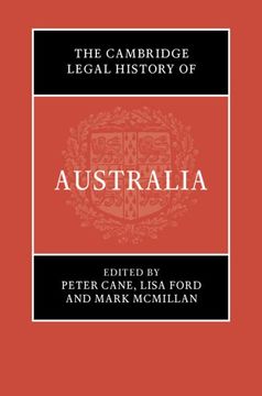 portada The Cambridge Legal History of Australia (en Inglés)
