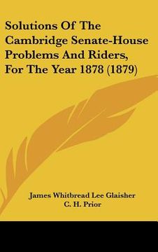 portada solutions of the cambridge senate-house problems and riders, for the year 1878 (1879)