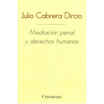 portada Mediación penal y derechos humanos (in Spanish)