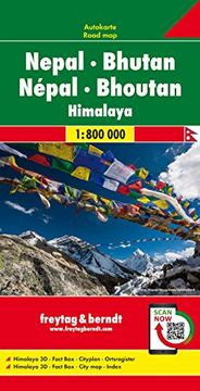 portada Nepal & Bhutan fb Road map 1: 800K (en Alemán)