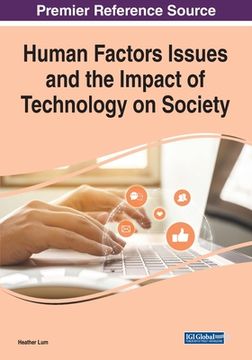 portada Human Factors Issues and the Impact of Technology on Society (en Inglés)
