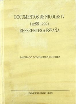 portada Documentos de Nicolás iv (1288-1292) Referentes a España (Monumenta Hispaniae Pontifica)