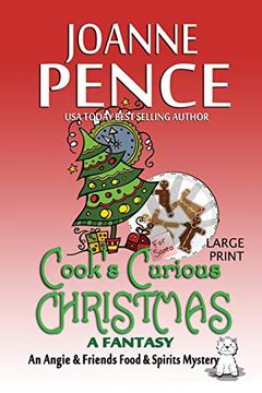 portada Cook's Curious Christmas - a Fantasy [Large Print]: An Angie & Friends Food & Spirits Mystery (The Angie & Friends Food & Spirits Mysteries) [Idioma Inglés] (in English)