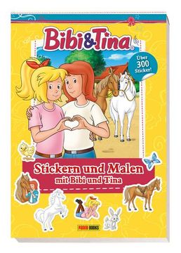 portada Bibi & Tina: Stickern und Malen mit Bibi und Tina (en Alemán)