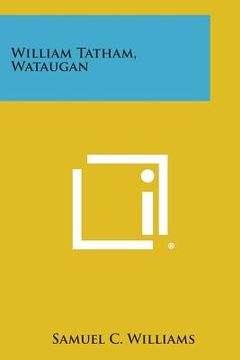 portada William Tatham, Wataugan (en Inglés)