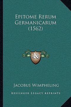portada Epitome Rerum Germanicarum (1562) (in Latin)