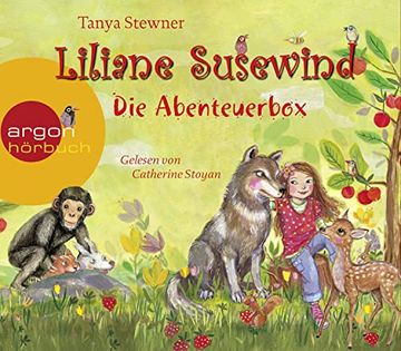 portada Liliane Susewind - die Abenteuerbox: Inhalt: Rückt dem Wolf Nicht auf den Pelz! , ein Panda ist Kein Känguruh, Schimpansen Macht man Nicht zum Affen, ein Kleines reh Allein im Schnee (in German)