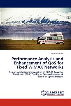 portada performance analysis and enhancement of qos for fixed wimax networks
