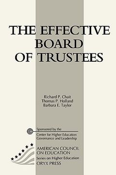 portada the effective board of trustees