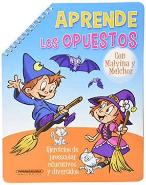 portada Aprende Los Opuestos - Con Malvina Y Melchor