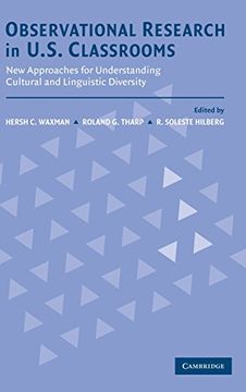 portada Observational Research in U. S. Classrooms: New Approaches for Understanding Cultural and Linguistic Diversity (en Inglés)