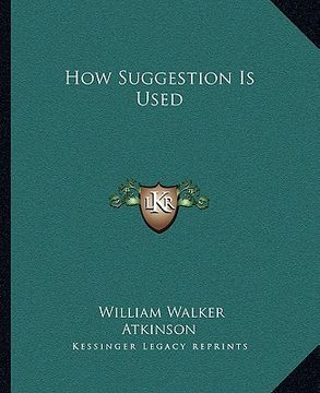 portada how suggestion is used (en Inglés)