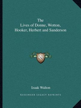 portada the lives of donne, wotton, hooker, herbert and sanderson