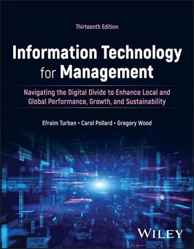 portada Information Technology for Management: Driving Digital Transformation to Increase Local and Global Performance, Growth and Sustainability (en Inglés)