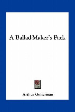 portada a ballad-maker's pack (en Inglés)