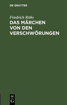 portada Das Märchen von den Verschwörungen (in German)