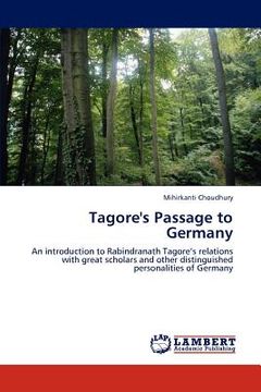 portada tagore's passage to germany (en Inglés)