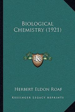 portada biological chemistry (1921) (in English)