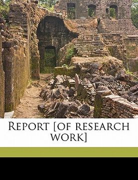 portada report [of research work] (in English)