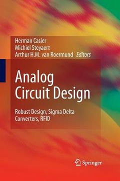 portada Analog Circuit Design: Robust Design, SIGMA Delta Converters, RFID (in English)