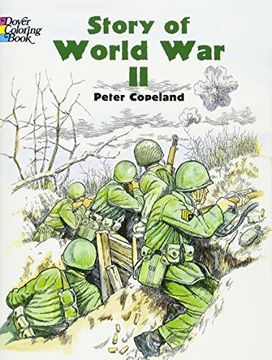 portada Story of World war ii (Dover History Coloring Book) 