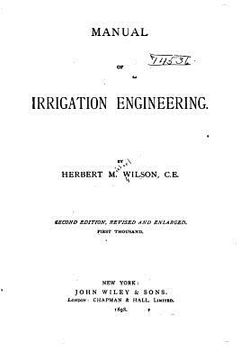 portada Manual of irrigation engineering (en Inglés)