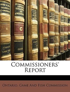 portada commissioners' report (en Inglés)