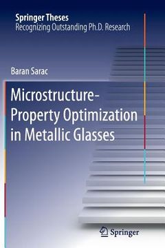 portada Microstructure-Property Optimization in Metallic Glasses