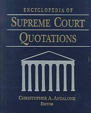 portada encyclopedia of supreme court quotations (en Inglés)