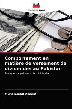 portada Comportement en matière de versement de dividendes au Pakistan (in French)