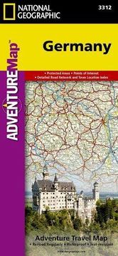 portada national geographic adventure map germany (en Inglés)