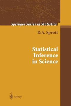portada Statistical Inference in Science (en Inglés)