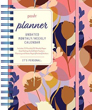 portada Posh: Planner Undated Monthly (en Inglés)