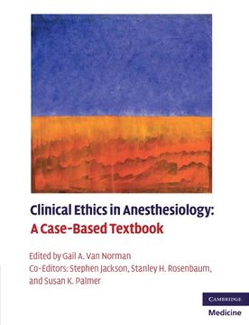 portada Clinical Ethics in Anesthesiology Paperback (Cambridge Medicine (Paperback)) (en Inglés)