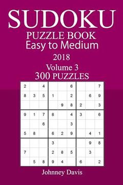 portada Easy to Medium 300 Sudoku Puzzle Book (en Inglés)