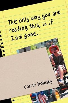 portada the only way you are reading this, is if i am gone (en Inglés)