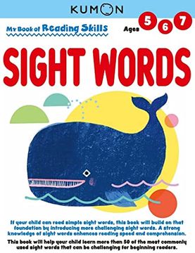 portada Kumon My Bk of Reading Skills: Sight Words (en Inglés)