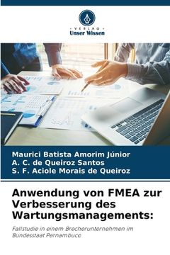 portada Anwendung von FMEA zur Verbesserung des Wartungsmanagements (in German)
